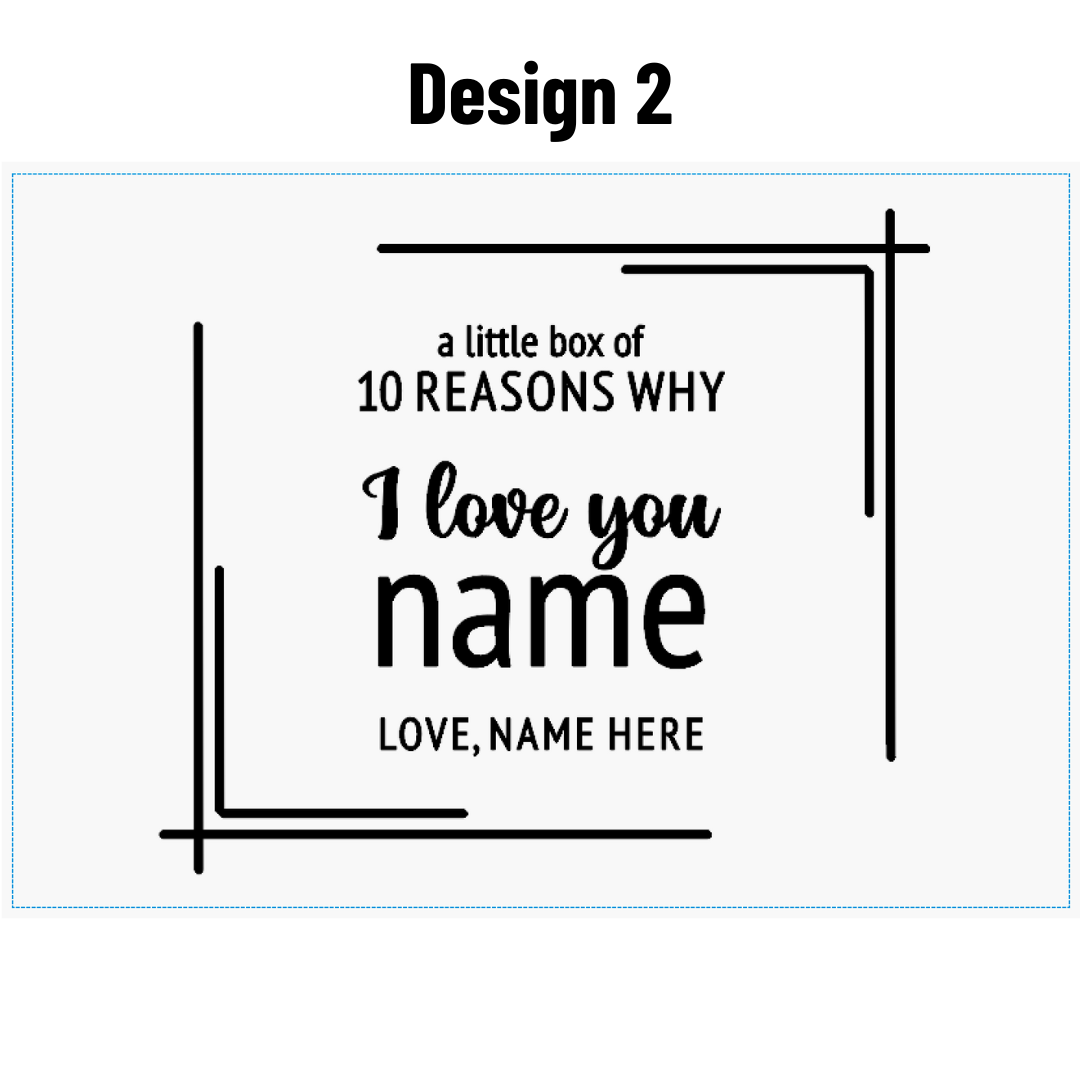 10 Reasons I Love You Box