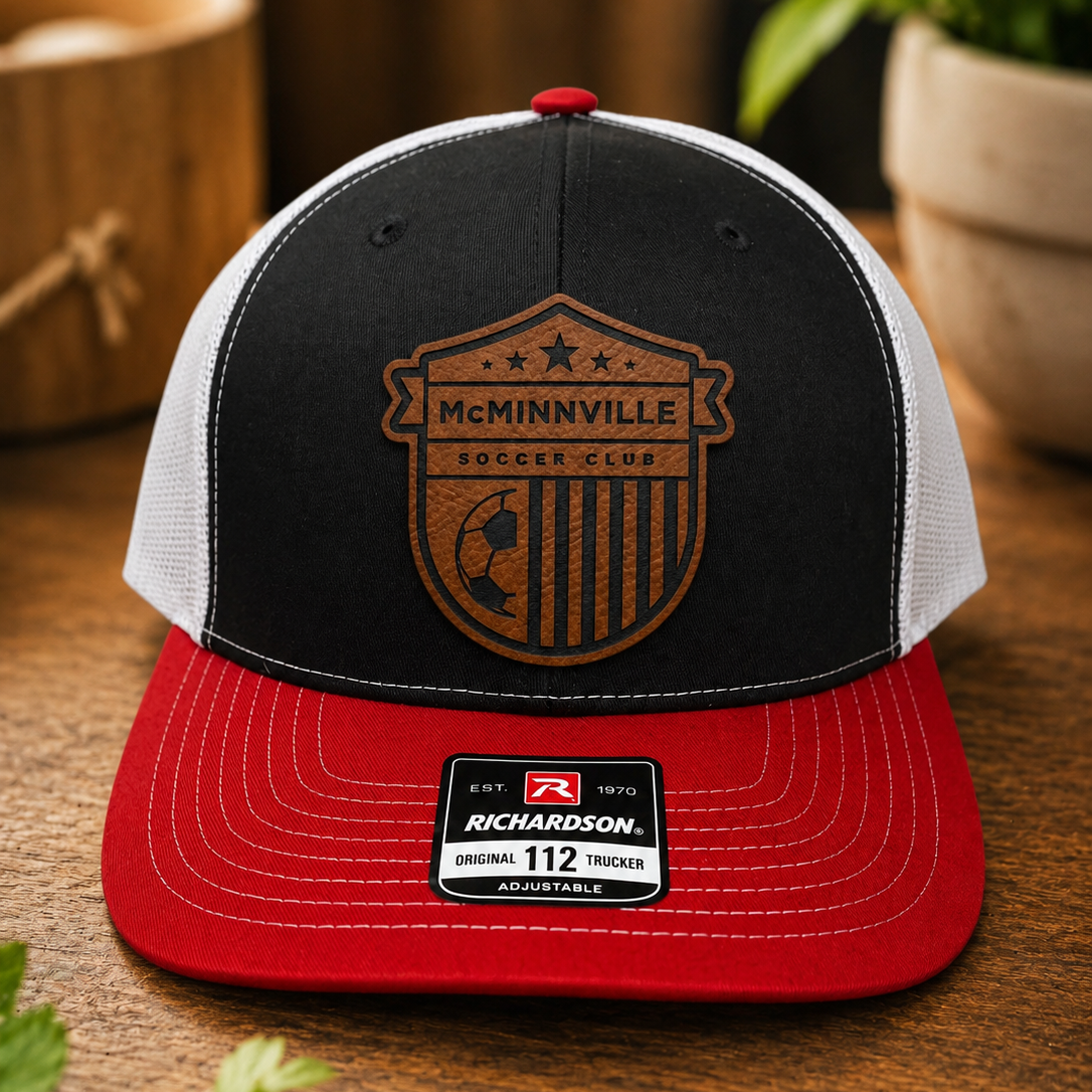 Red/Black/White - MSC Patch Brown