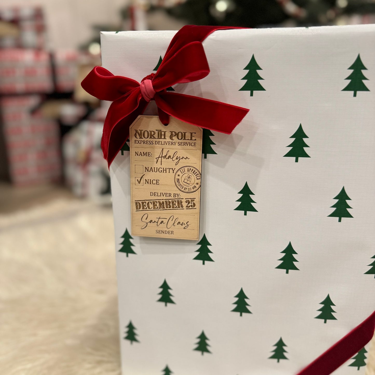 Santa Delivery Gift Tag