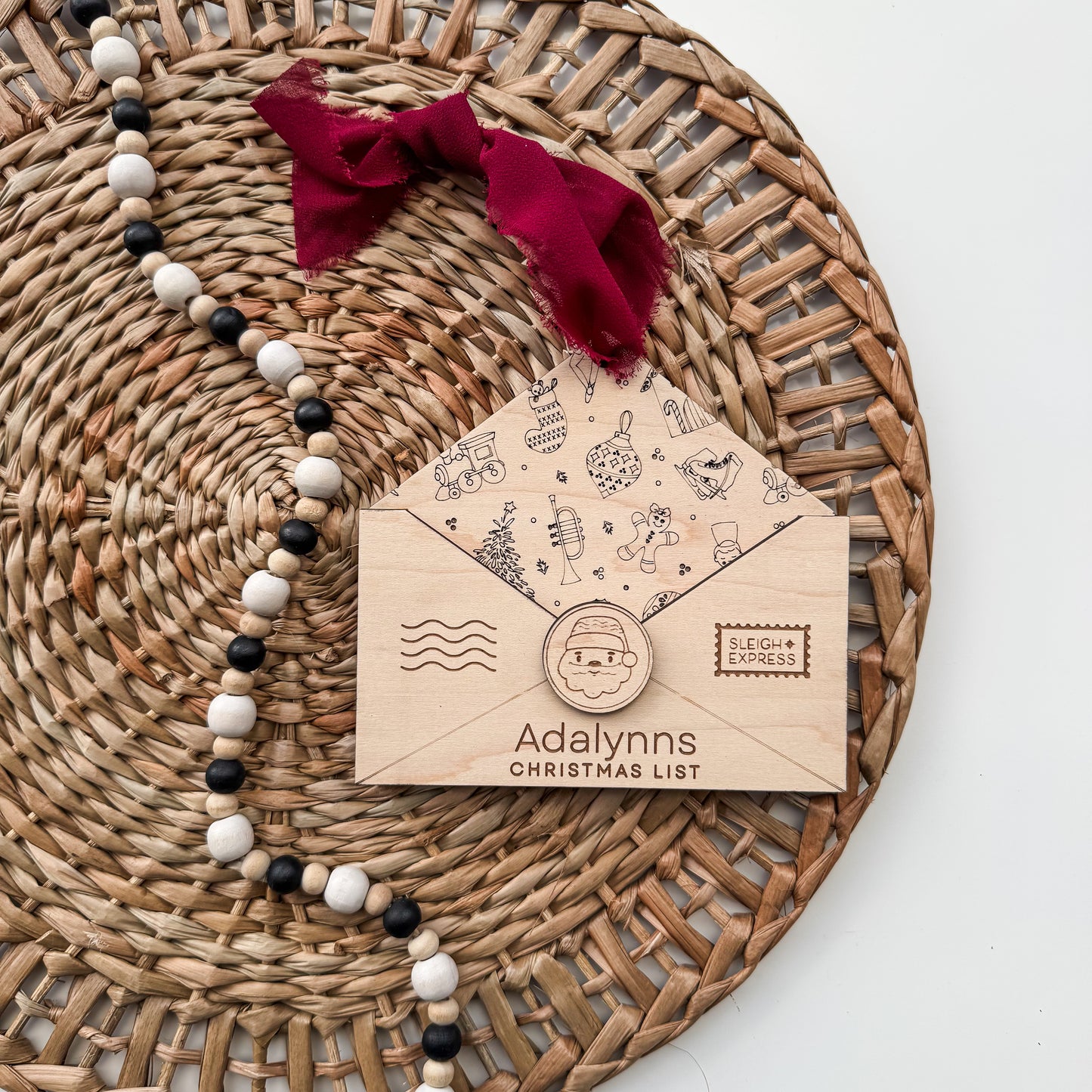 Letter to Santa Ornament