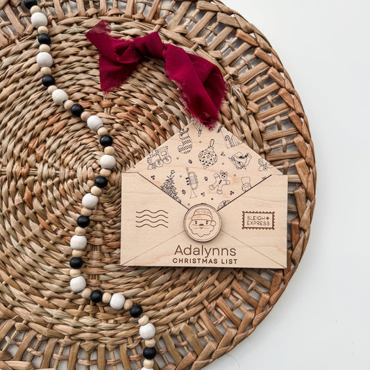 Letter to Santa Ornament