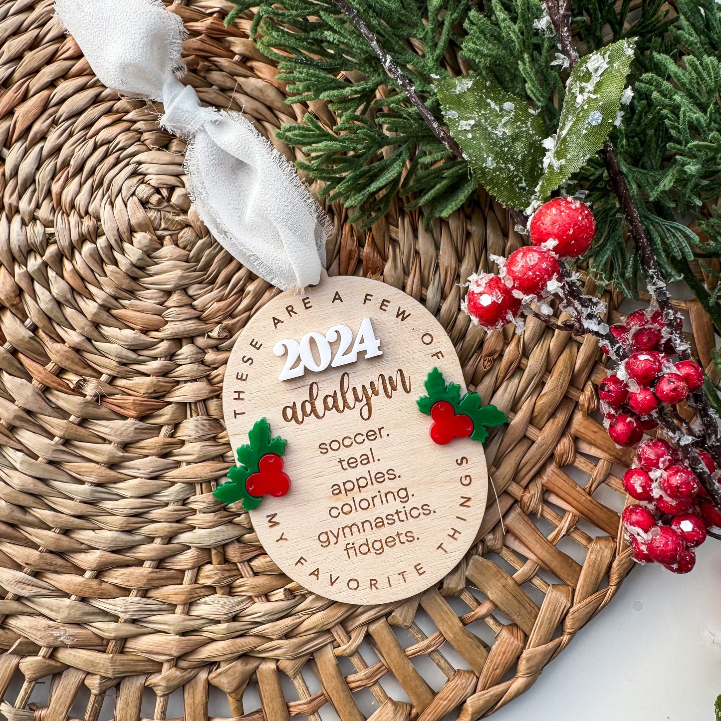 Favorite Things Ornament