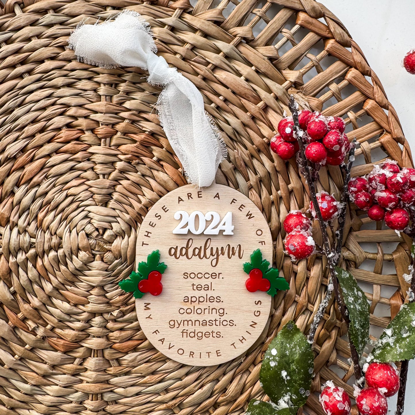 Favorite Things Ornament