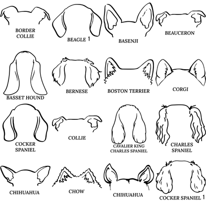 Dog Ear Ornament
