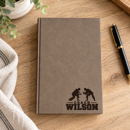 Jiujitsu Coach Leatherette Journal