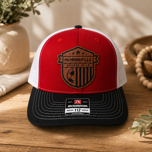 Black/Red/White - MSC Patch Brown