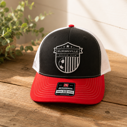 Red/Black/White - MSC Patch Black/Silver