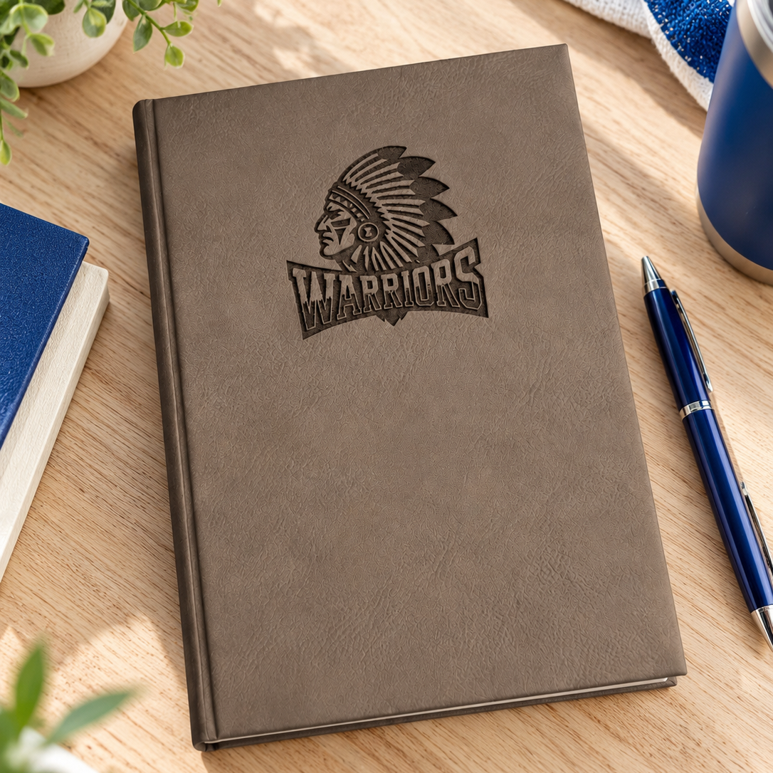 Warriors Leatherette Journal