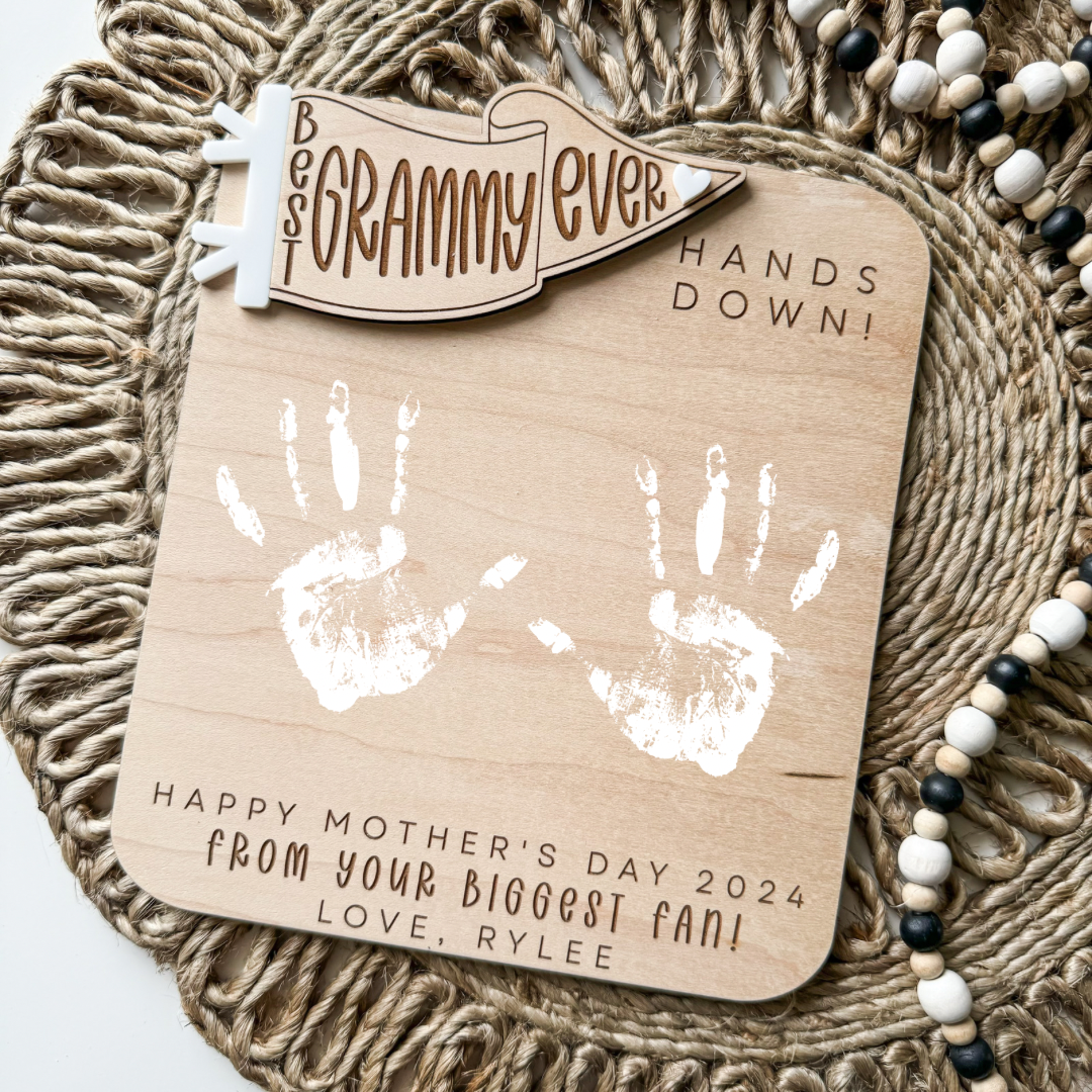 Mother's Day Handprint Sign