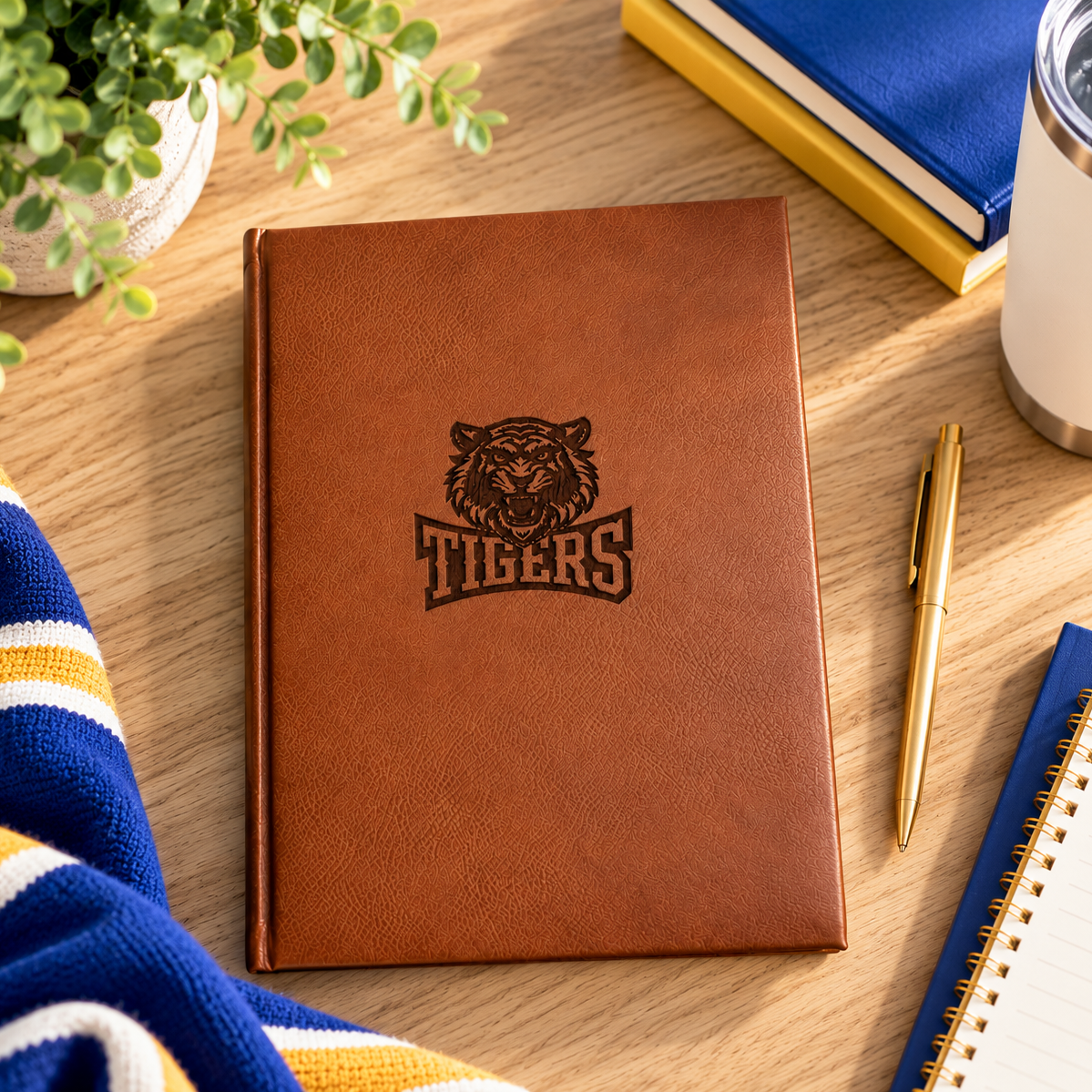 Tigers Leatherette Journal