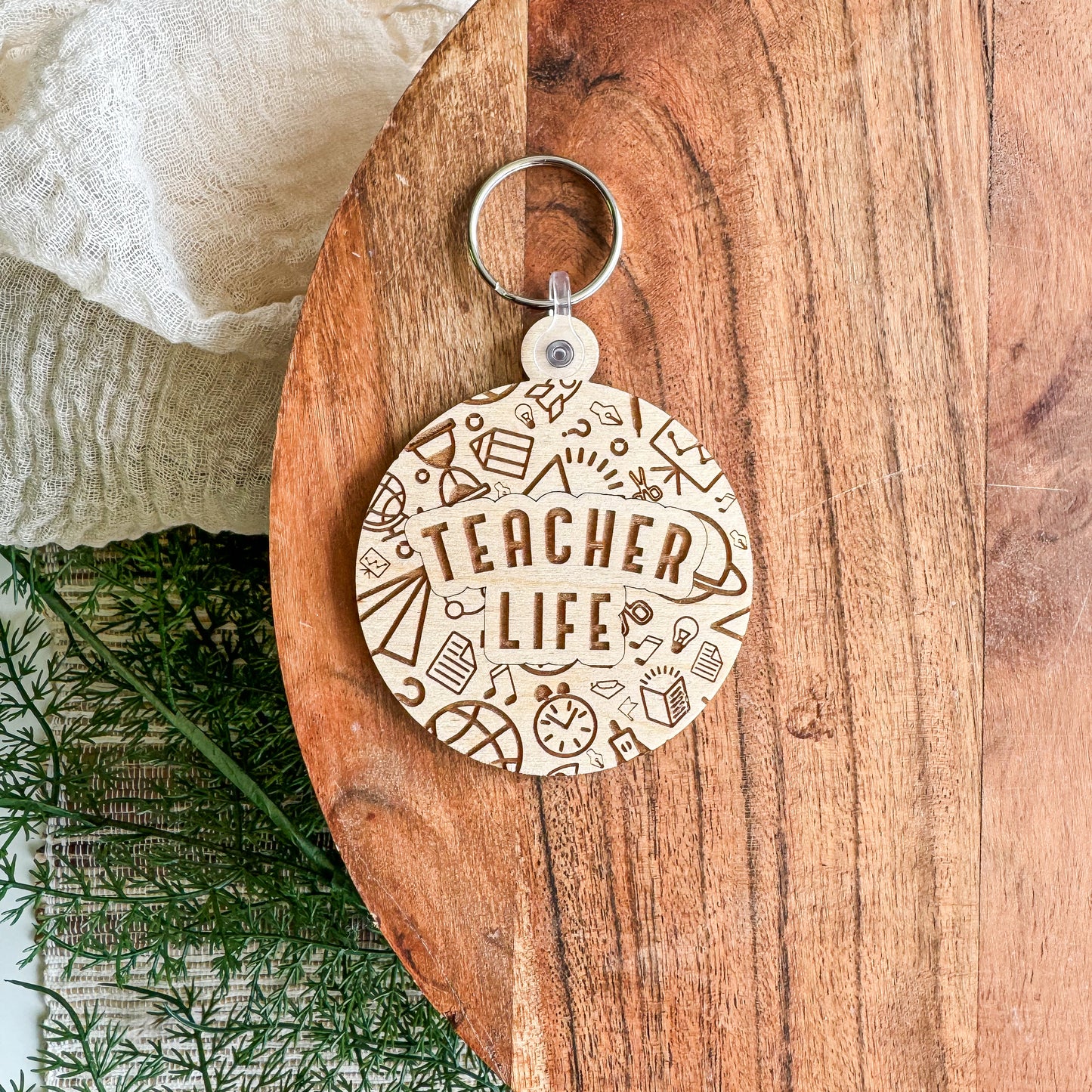 Teacher Life Keychain