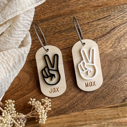 Peace Keychain