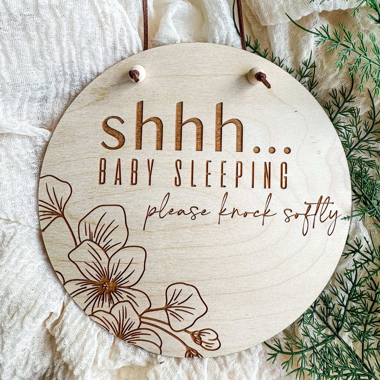 Shh..Baby Sleeping Sign