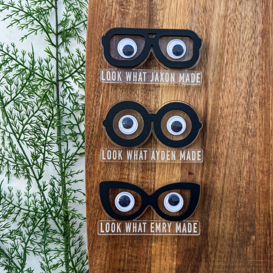 Look What I Made Eyeglasses Magnet Set