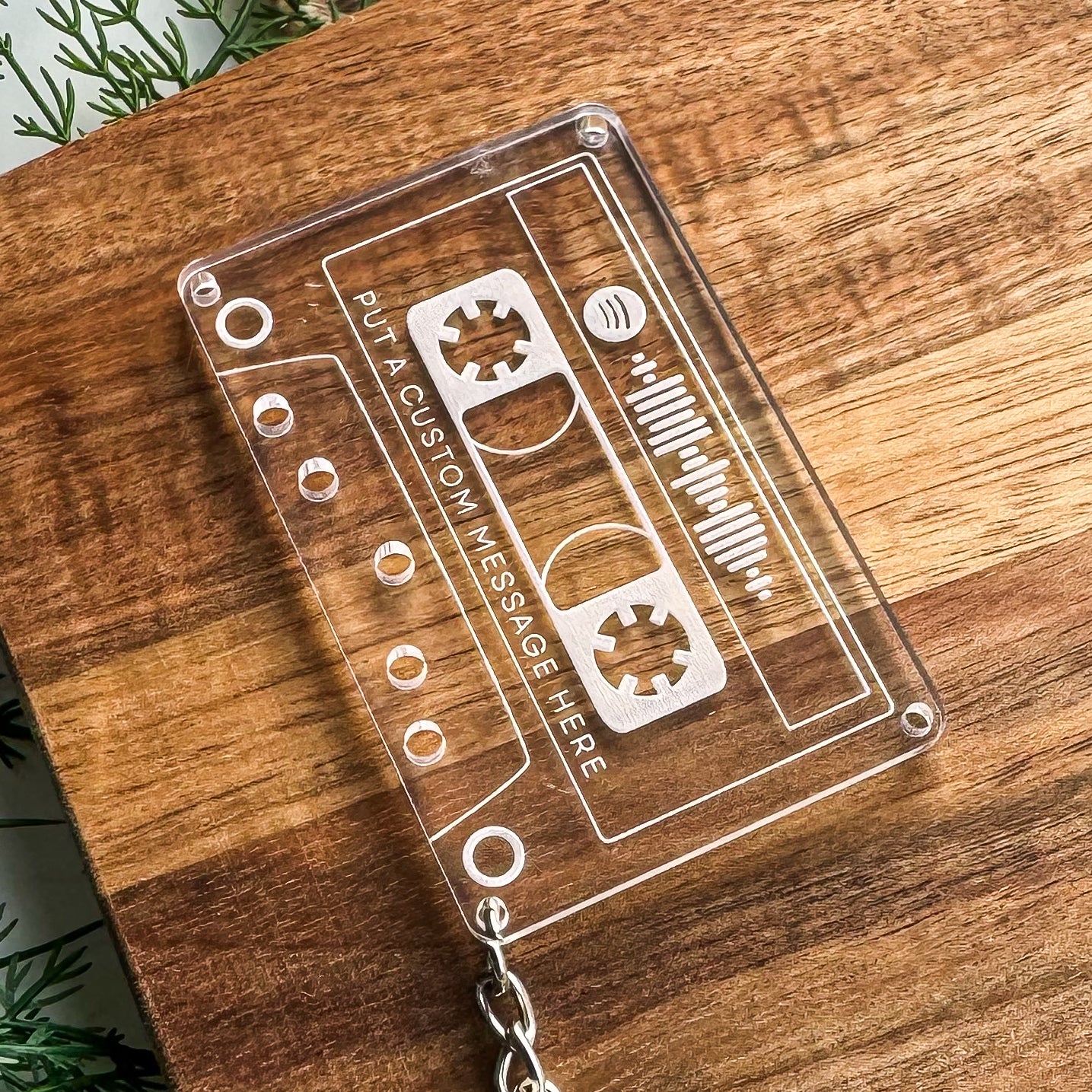 Retro Tape Keychain