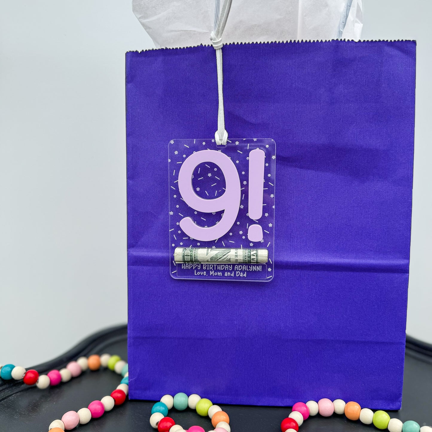 Birthday Money Gift Tag