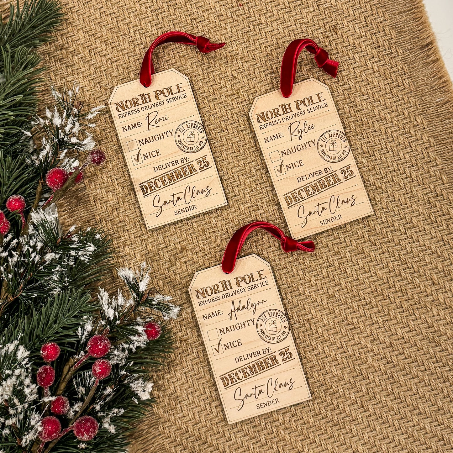 Santa Delivery Gift Tag