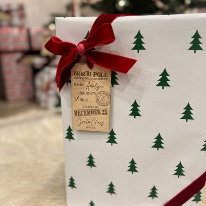 Santa Delivery Gift Tag