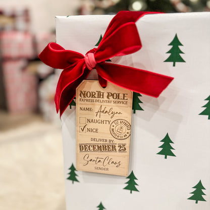 Santa Delivery Gift Tag