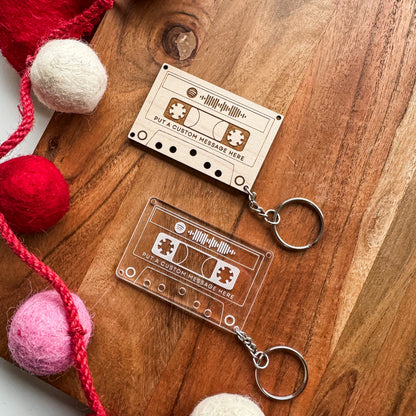 Retro Tape Keychain