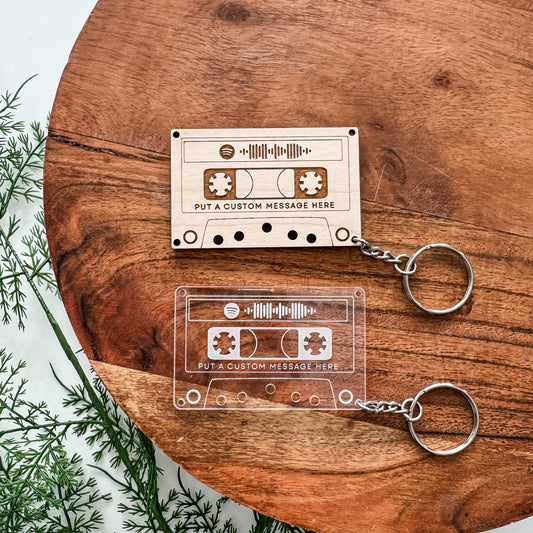 Retro Tape Keychain