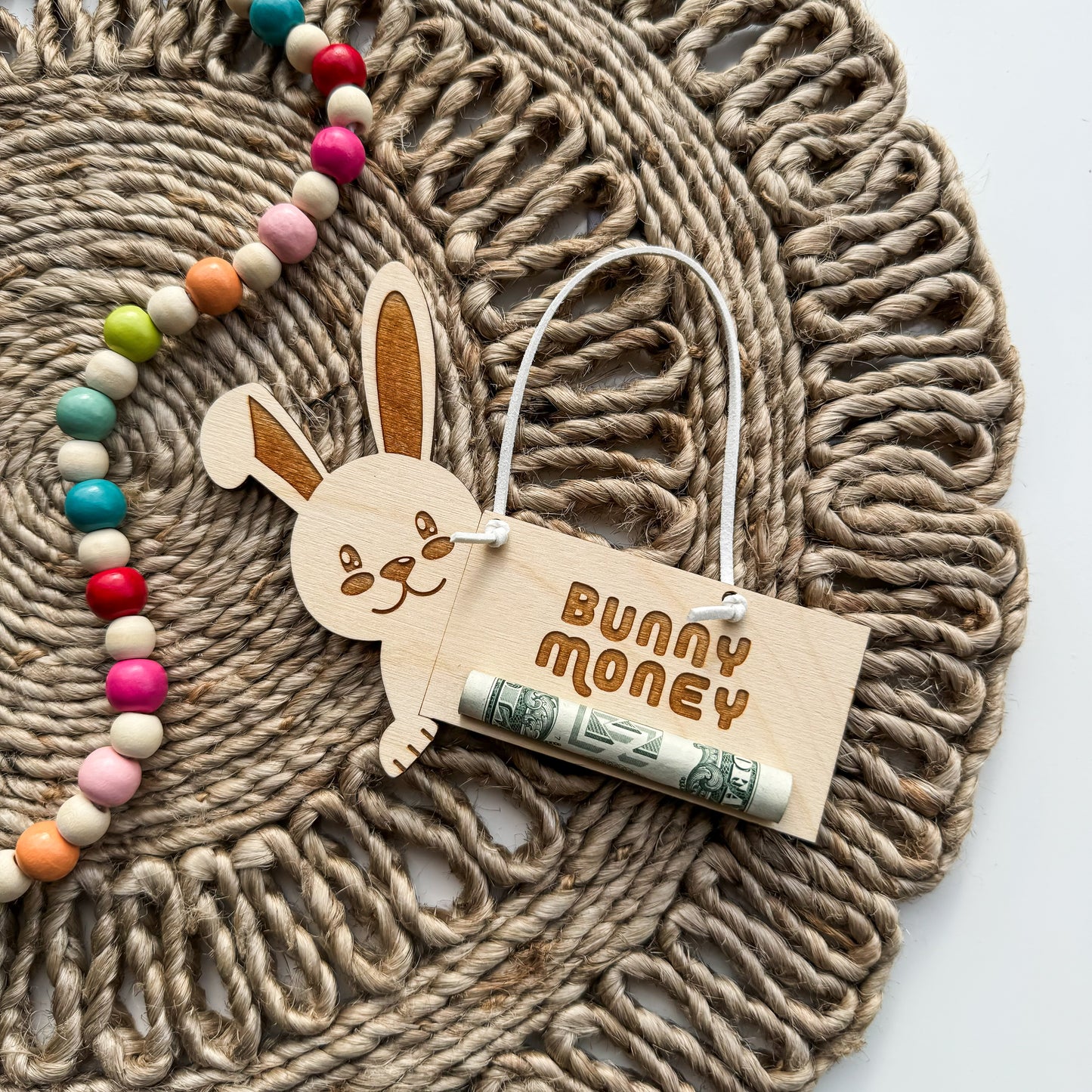 Bunny Money Easter Tag