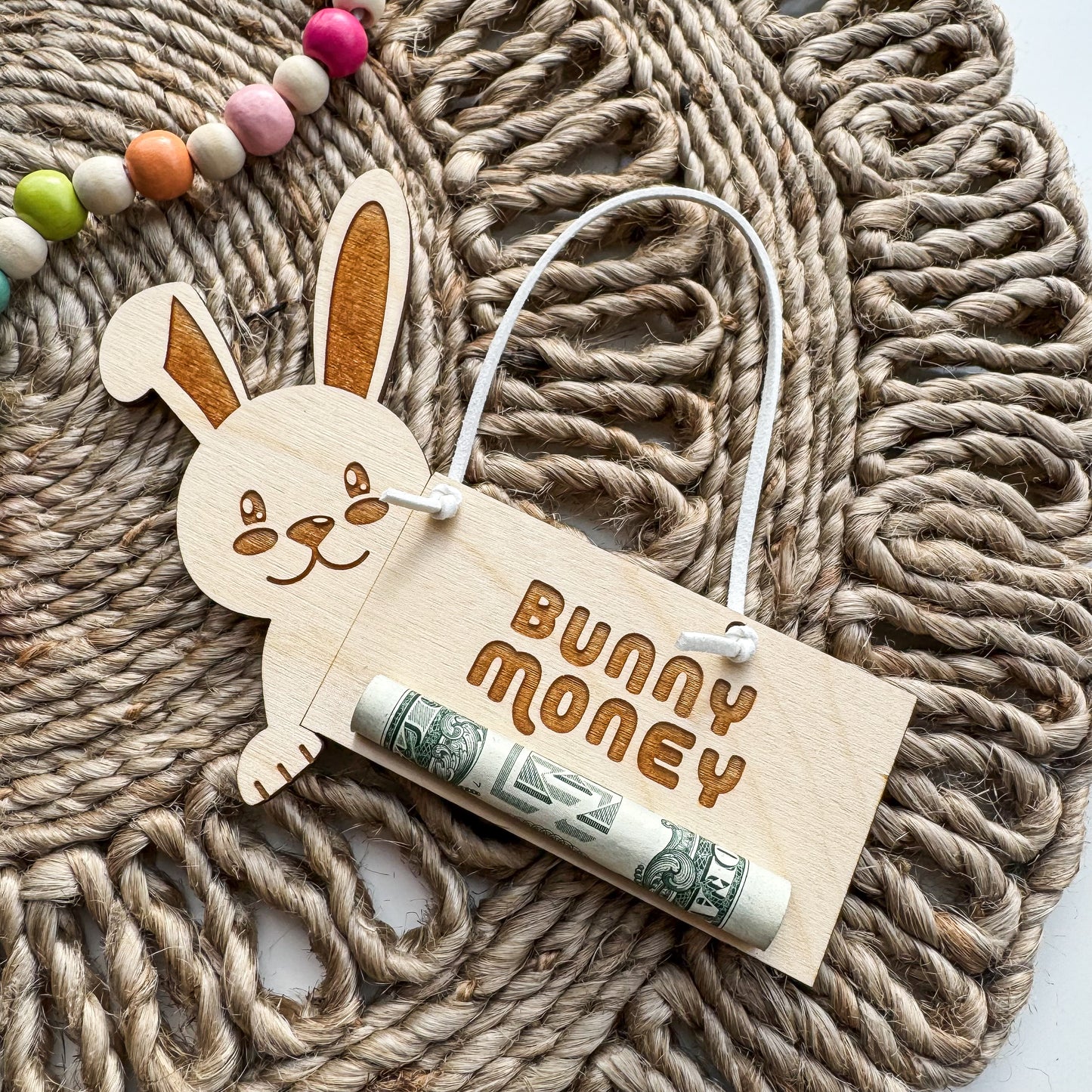 Bunny Money Easter Tag